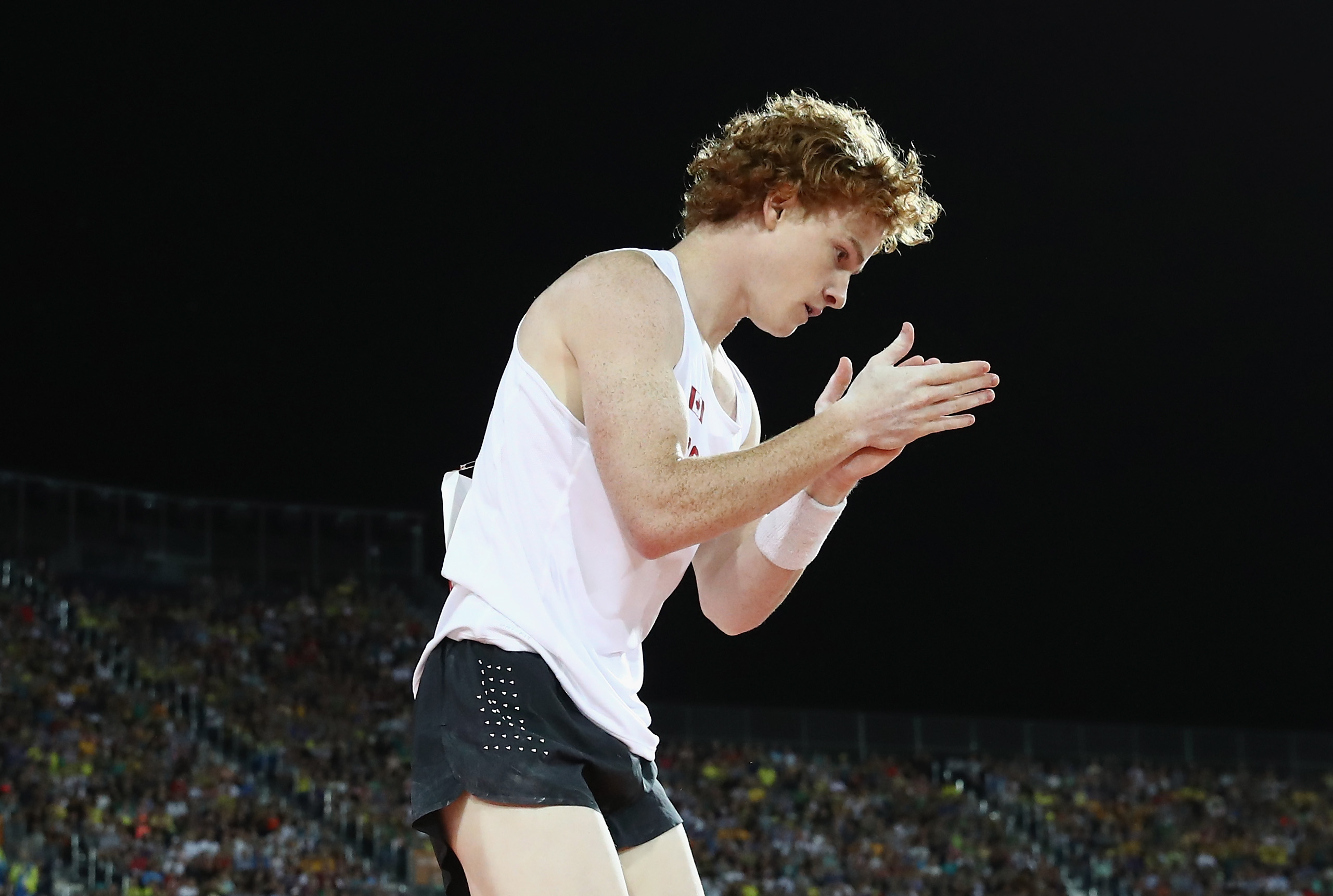 Shawn Barber during the Gold Coast 2018 Commonwealth Games at Carrara Stadium on April 12, 2018, on the Gold Coast, Australia. | Source: Getty Images