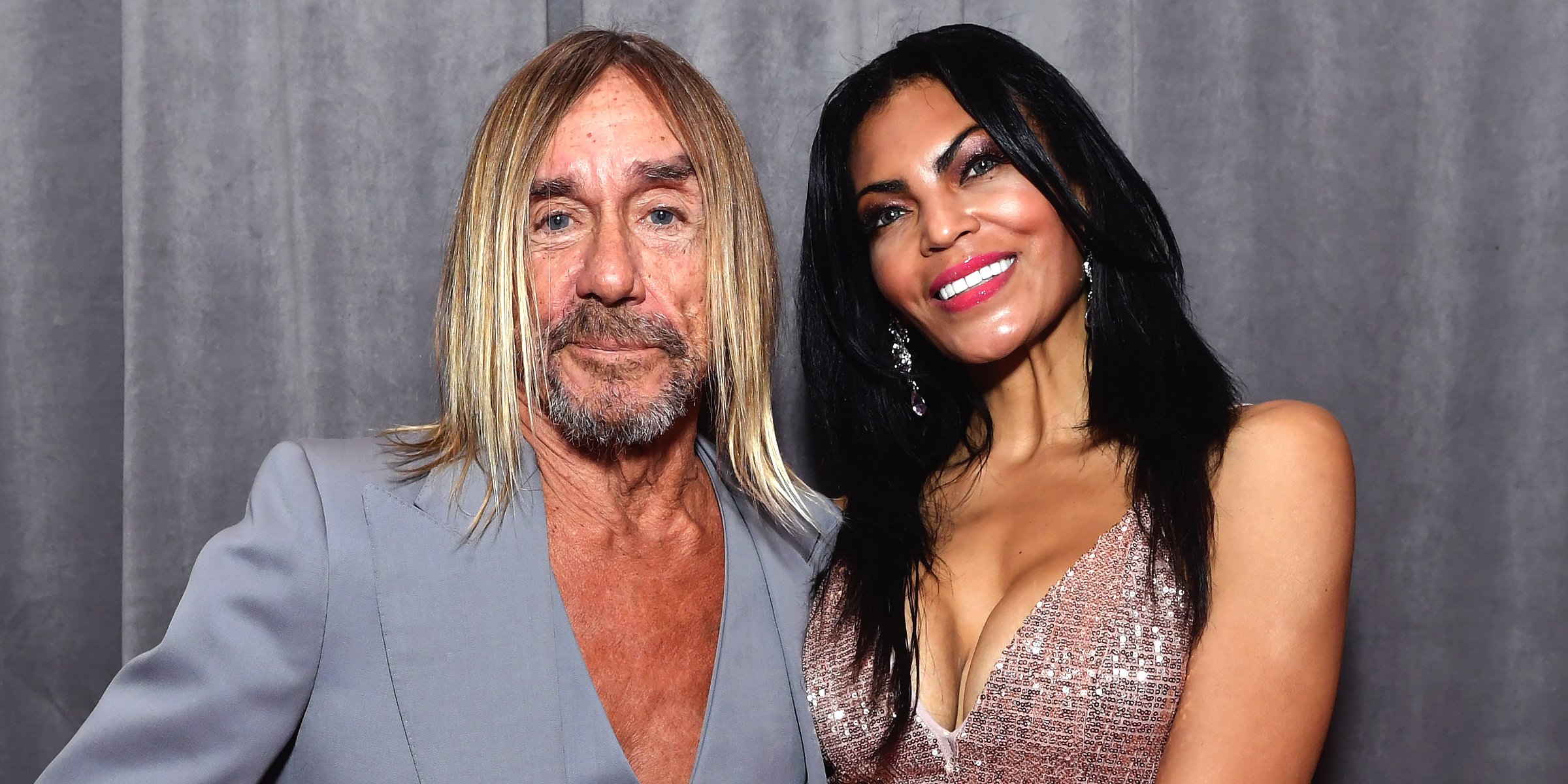 Iggy Pop and Nina Alu . | Source: Getty Images