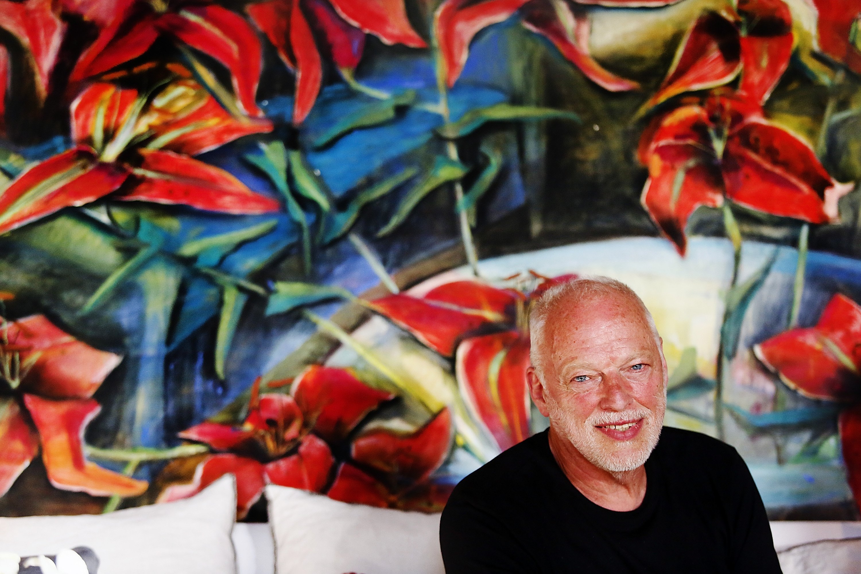David Gilmour at his wife Polly Samson's "The Kindness" Book Presentation in Rome, Italy, on July 1, 2016. | Source: Getty Images