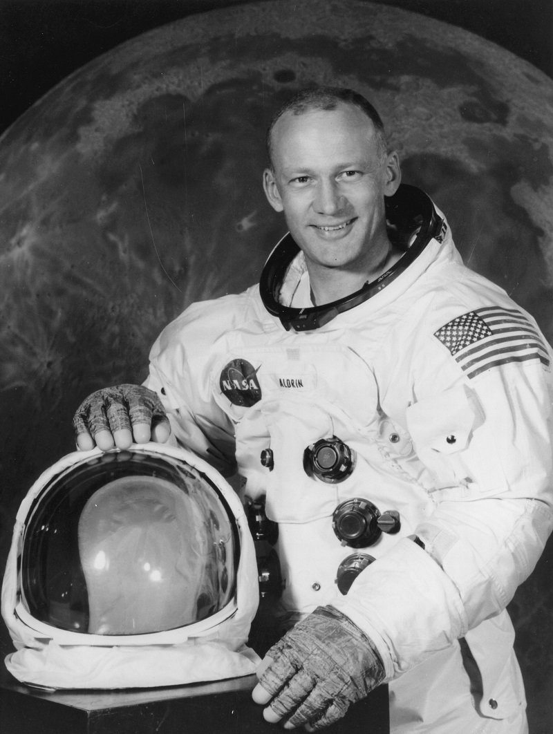 Portrait of Buzz Aldrin before embarking on the Apollo 11 mission in 1969 | Photo: Getty Images