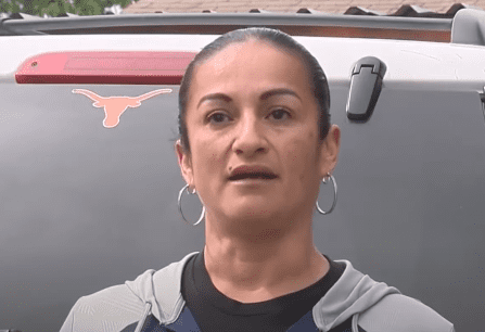The great aunt of James Chairez, Mariesol Gomez pictured talking to KSAT 12. | Photo: YouTube/KSAT12