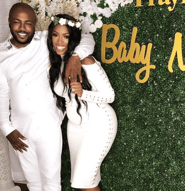 Shot of Porsha Williams & Dennis McKinley at their daughter’s Prayer Party in October of 2018. | Photo: Instagram/#PorshaWilliams (@porsha4real)