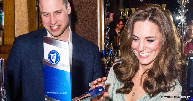 Kate Middleton in a Smart Dress Spotted Slinging Beer in a Bar for a Stunned Crowd