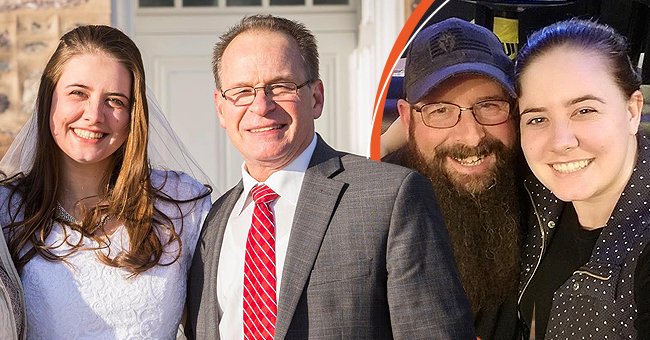 Kara Miller pictured with her birth dad and adopted dad. | Photo: facebook.com/kara.ashby.75