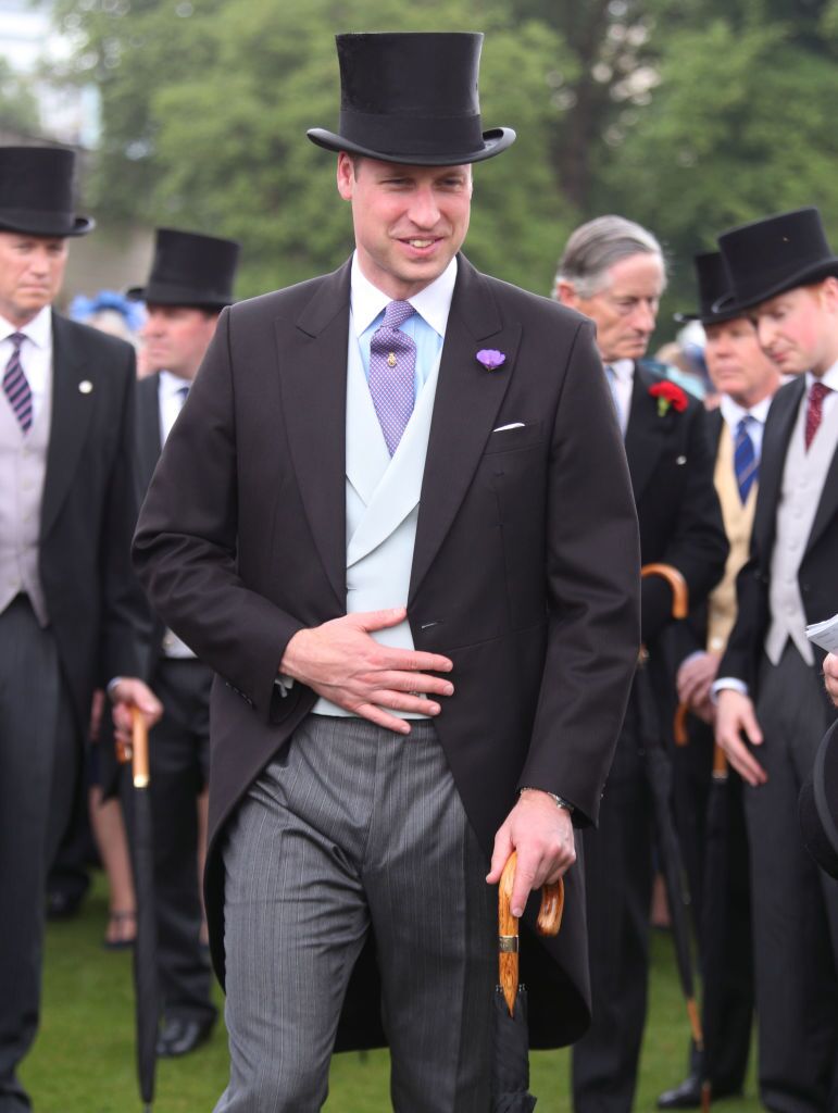 El príncipe William en una fiesta en el jardín del Palacio de Buckingham en Londres, Inglaterra. | Foto: Getty Images