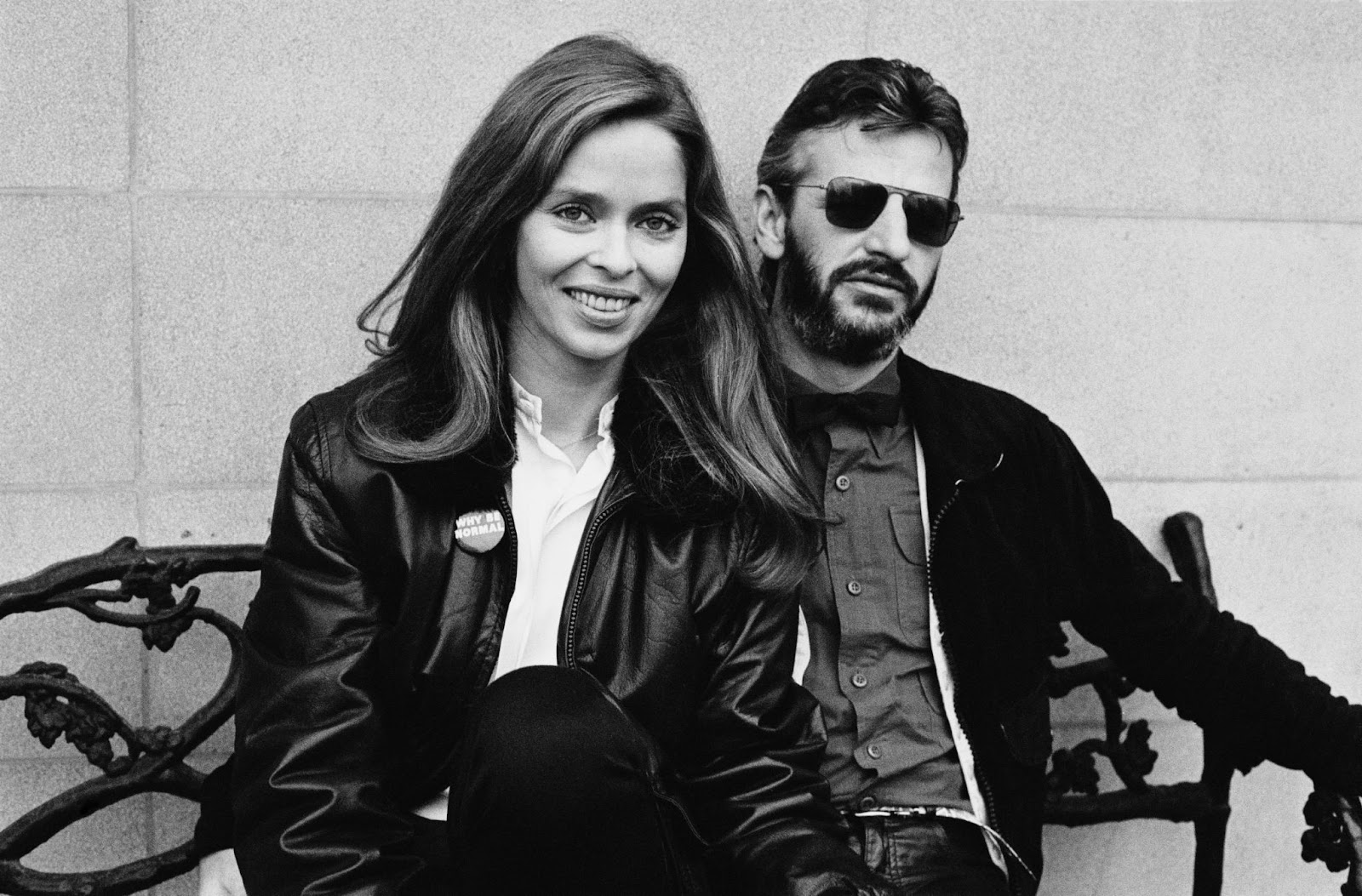 The actress and Ringo Starr photographed in London, England, in 1981 | Source: Getty Images