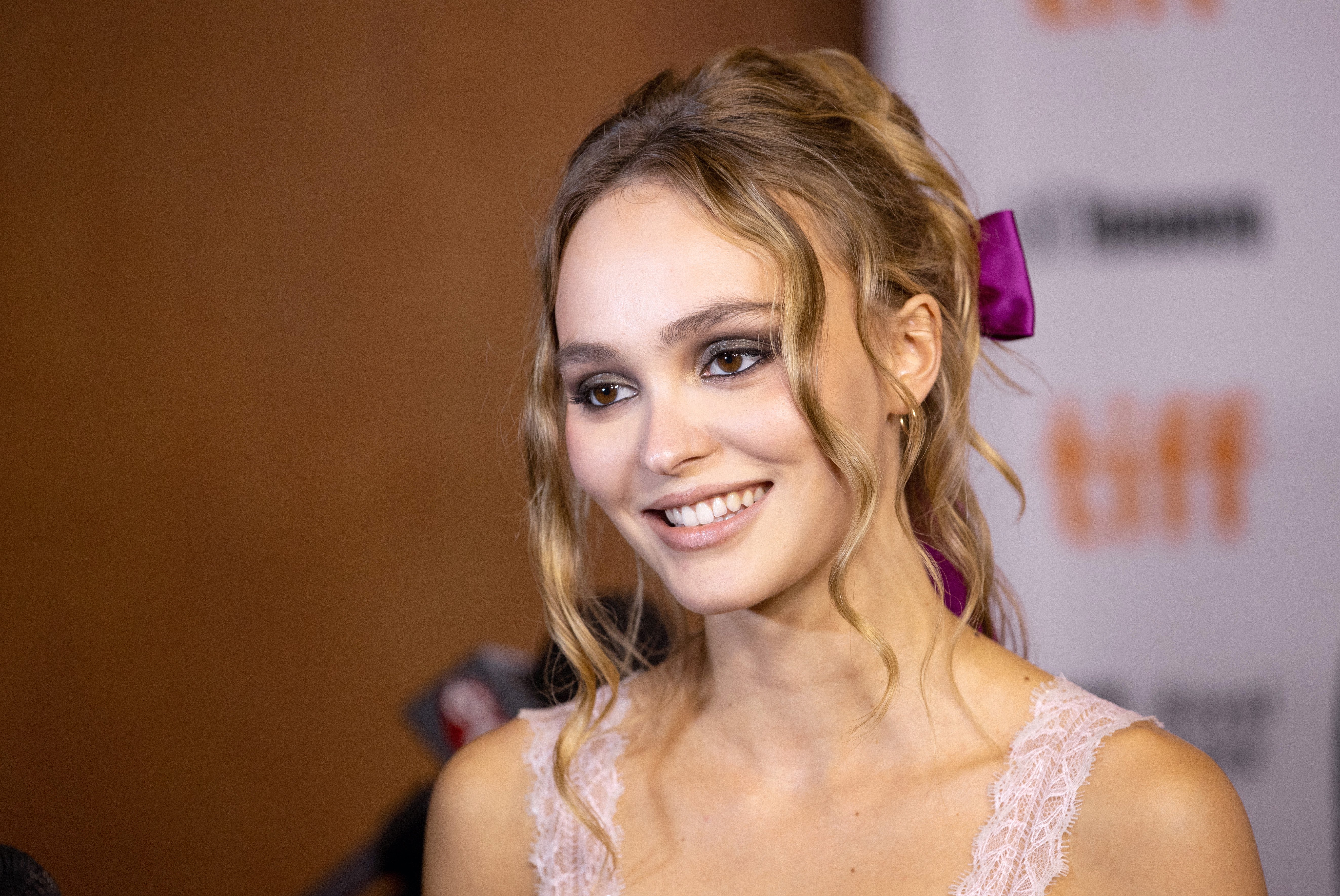 Lily-Rose Depp photographed at the "Wolf" premiere during the 2021 Toronto International Film Festival at Princess of Wales Theatre on September 17, 2021 in Toronto, Ontario. / Source: Getty Images