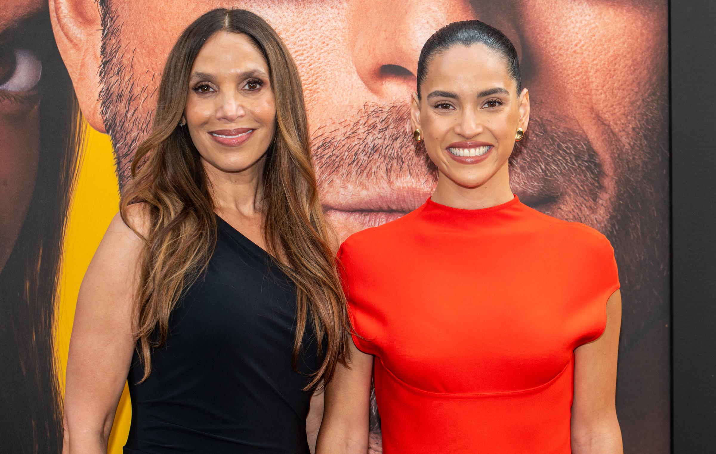 Leslie Torres and the actress at the special screening of "Hitman" in Austin, Texas, on May 15, 2024. | Source: Getty Images