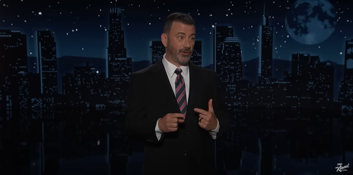 Jimmy Kimmel shares his perspective on freedom of speech during his show, from a post dated September 24, 2025 | Source: YouTube/JimmyKimmelLive