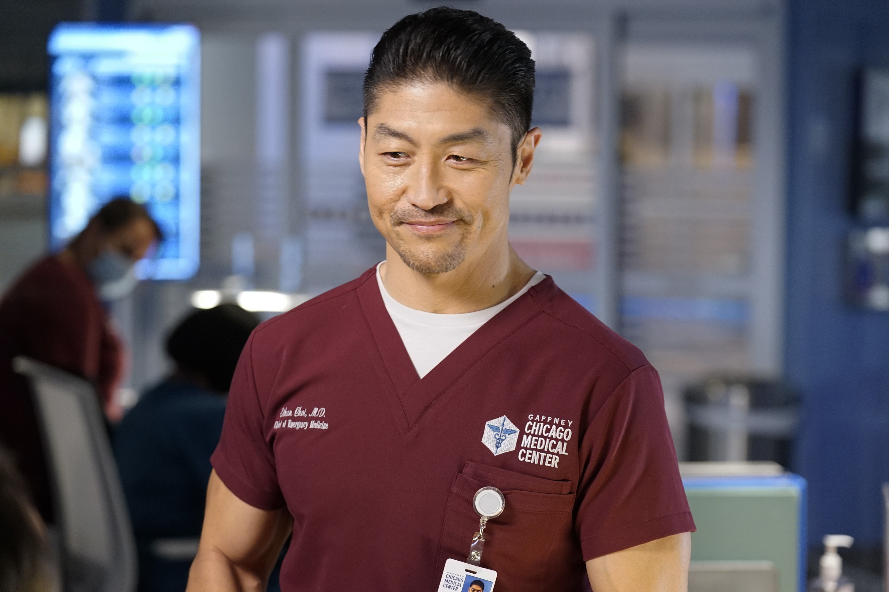 Brian Tee as Ethan Choi in "Chicago Med" in 2021. | Source: Getty Images