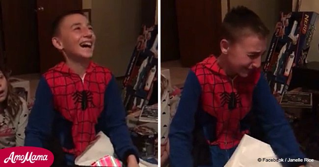 Footage shows 11-year-old's emotional reaction to hearing surprise adoption news