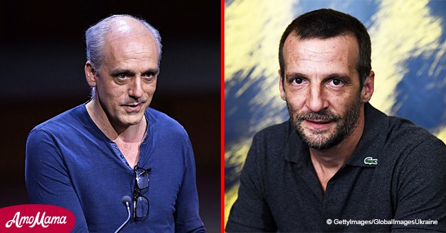 Mathieu Kassovitz and Philippe Pouton partagent une discussion intéressante après le discours du président