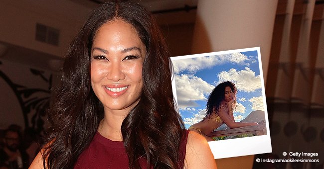 Kimora Lee Simmons Daughter Aoki Flaunts Her Fit Figure Posing In A