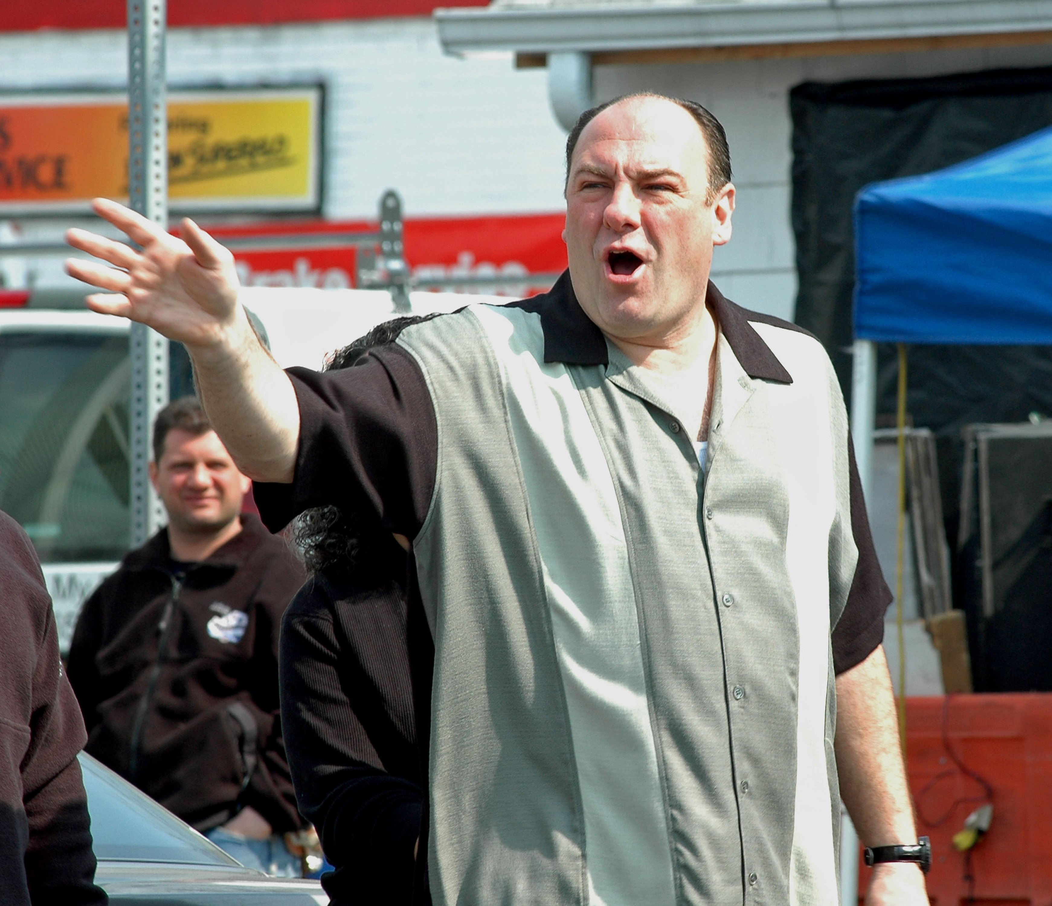 James Gandolfini as Tony Soprano in the HBO series, "The Sopranos" which debuted in 1999. | Photo: Getty Images. 