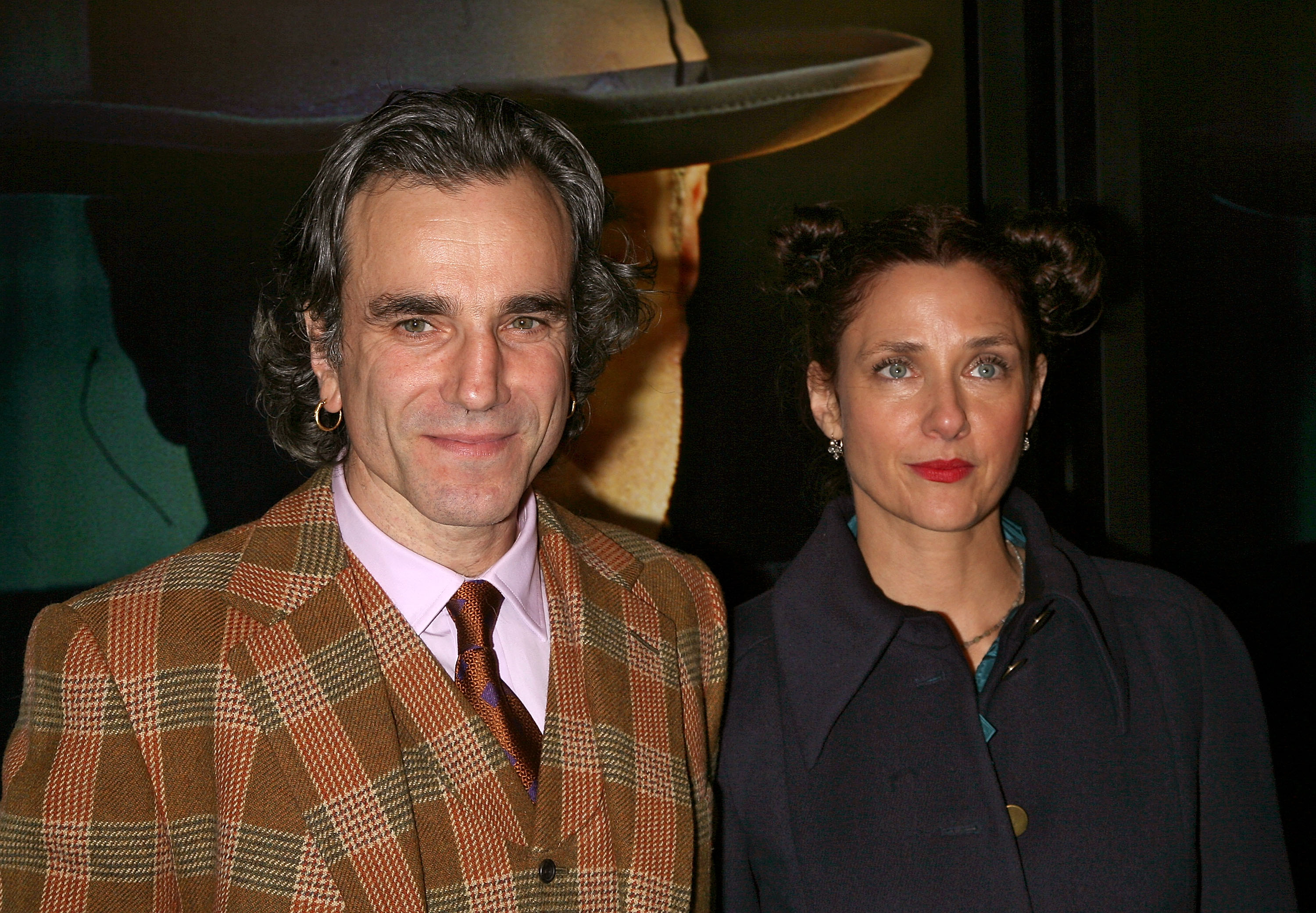 Daniel Day-Lewis and wife Rebecca Miller at the Ziegfeld Theater on December 10, 2007 in New York City. | Source: Getty Images