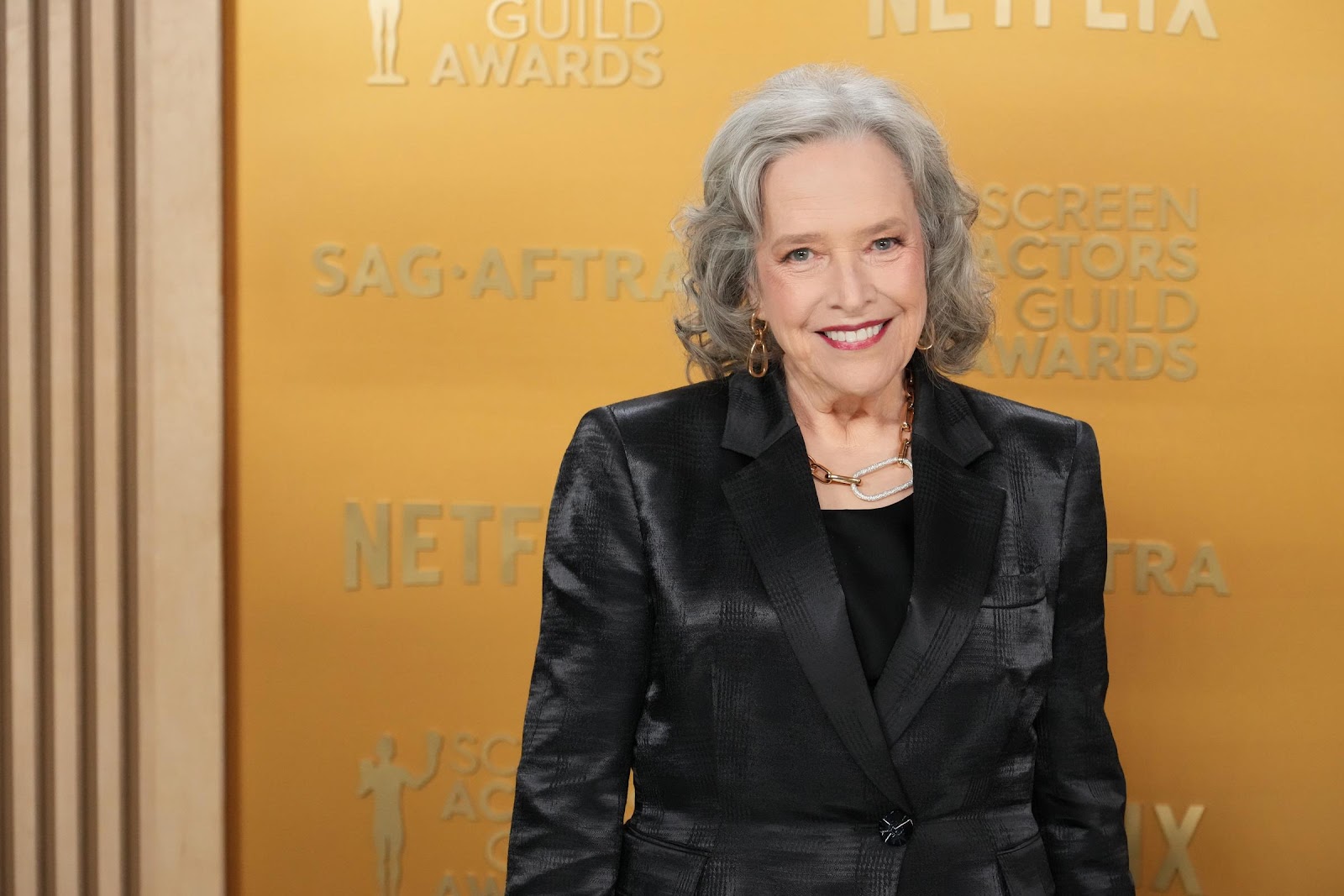 Kathy Bates attends the 31st Annual Screen Actors Guild Awards in Los Angeles, California, on February 23, 2025 | Source: Getty Images