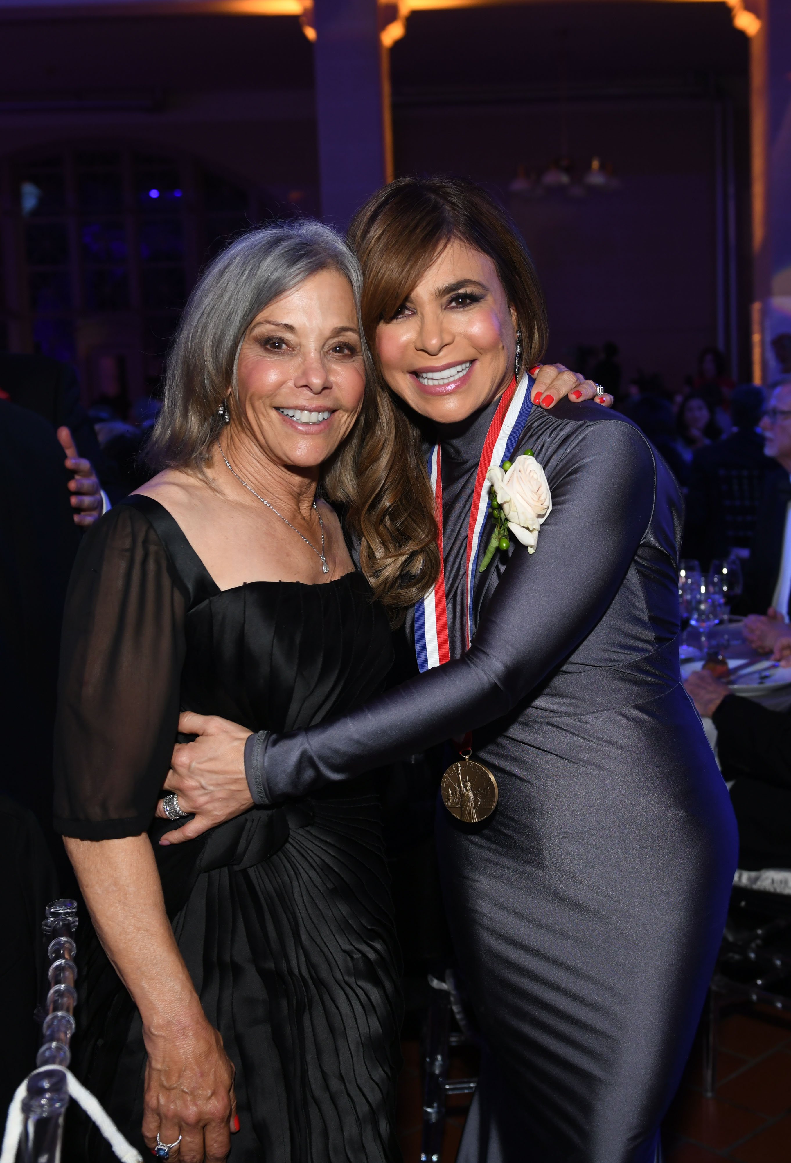 Paula Abdul and Wendy Abdul attend the 34th Annual Ellis Island Medals Of Honor Ceremony hosted by EIHS at Ellis Island, on May 11, 2019, in New York City. | Source: Getty Images 