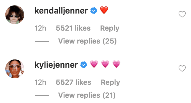 Kylie Jenner and Kendall Jenner comment with heart emoji's on Caitlyn Jenner's birthday message to Kris Jenner | Source: instagram.com/caitlynjenner