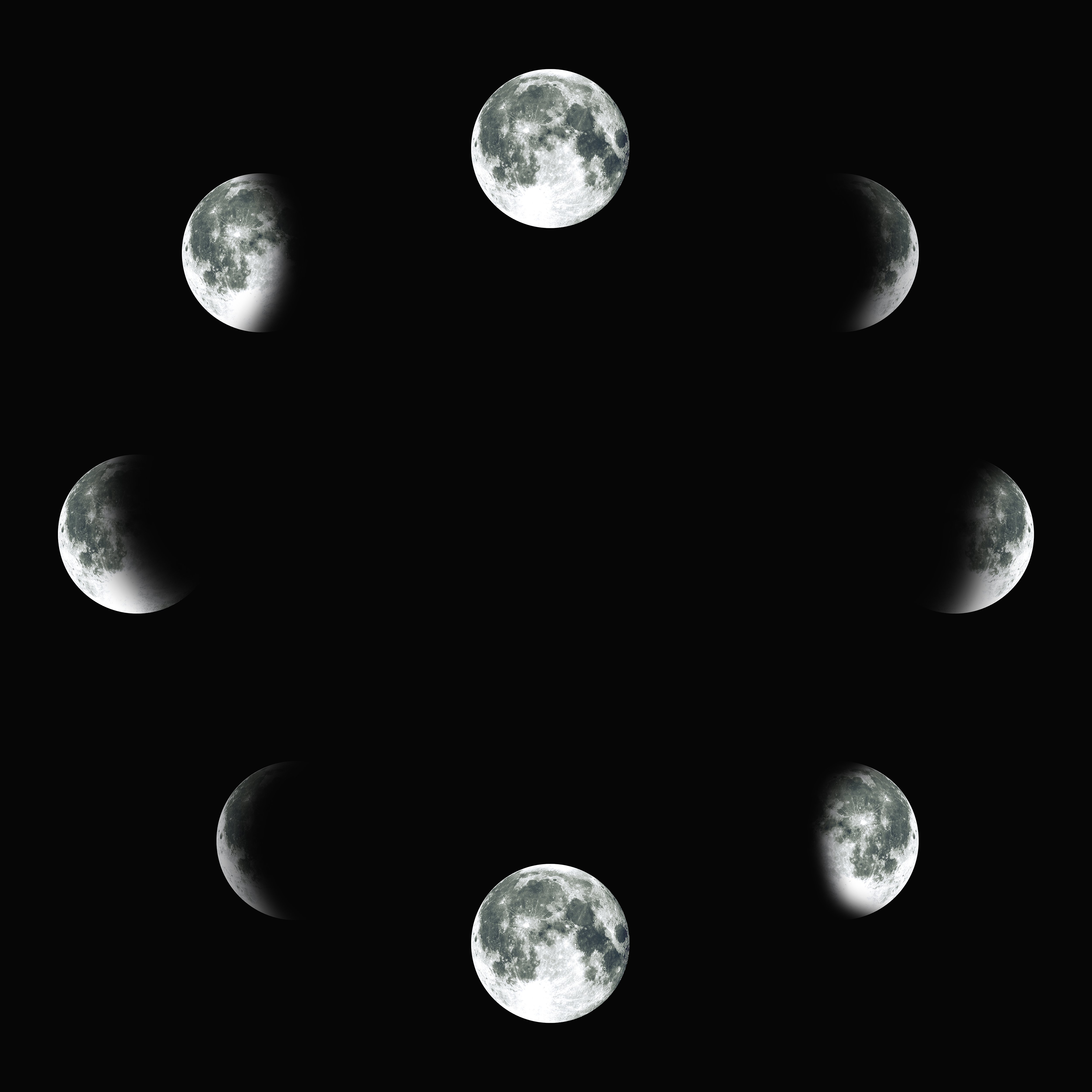 The phases of the Moon. | Source: Getty Images