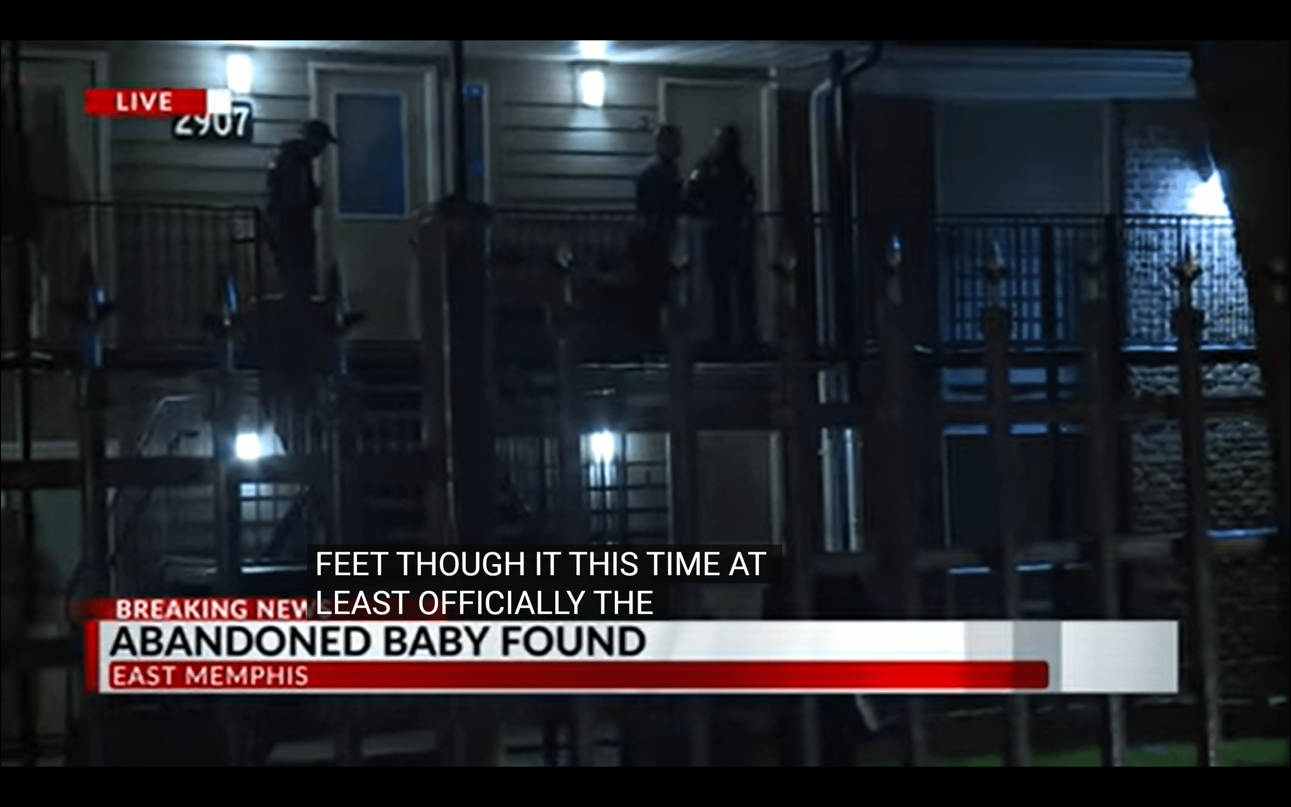 Family found an abandoned baby alone in an apartment complex. | Photo: youtube.com/WREGNewsChannel3  twitter.com/KSolomonReports