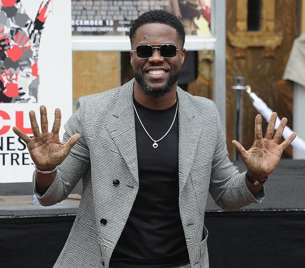 Kevin Hart is honored with a Hand And Footprint Ceremony at TCL Chinese Theatre in Hollywood, California | Photo: Getty Images