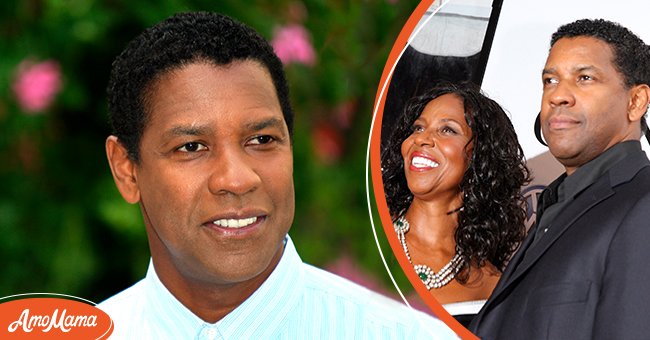 [Left] Denzel Washington poses for a photocall presenting his movie 'The taking of Pelham 123' at Hotel Le Bristol on July 20, 2009; [Right] Actor Denzel Washington and his wife Pauletta Pearson attend the world premiere of "American Gangster" on October 19, 2007 | Source: Getty Images