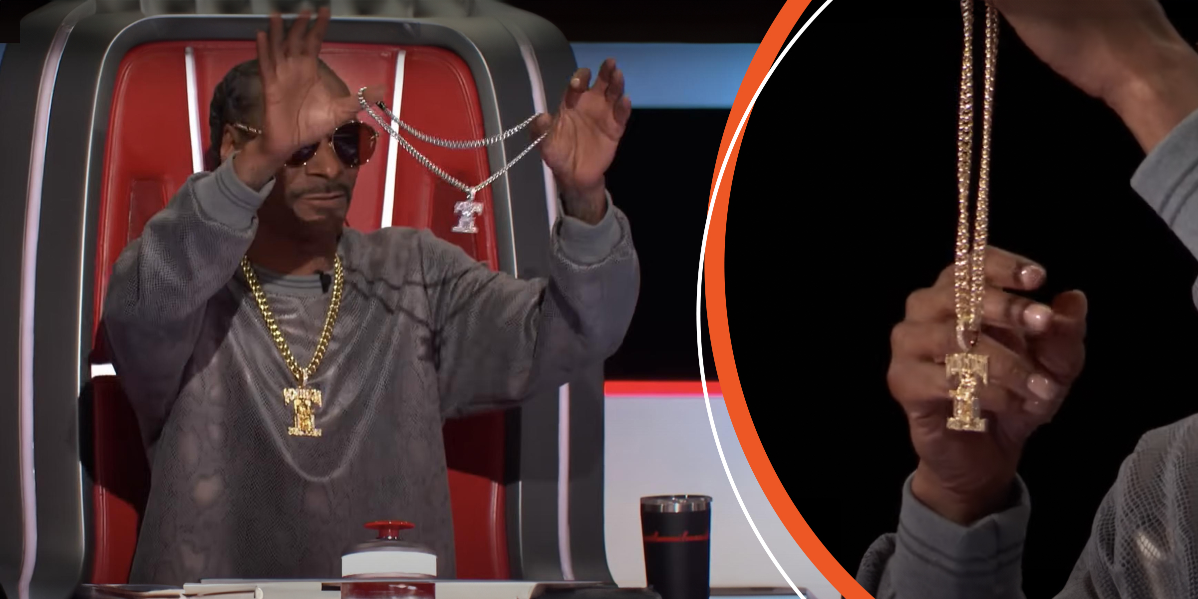 Snoop Dogg | The chain Snoop Dogg gifted contestants | Source: YouTube/nbcthevoice