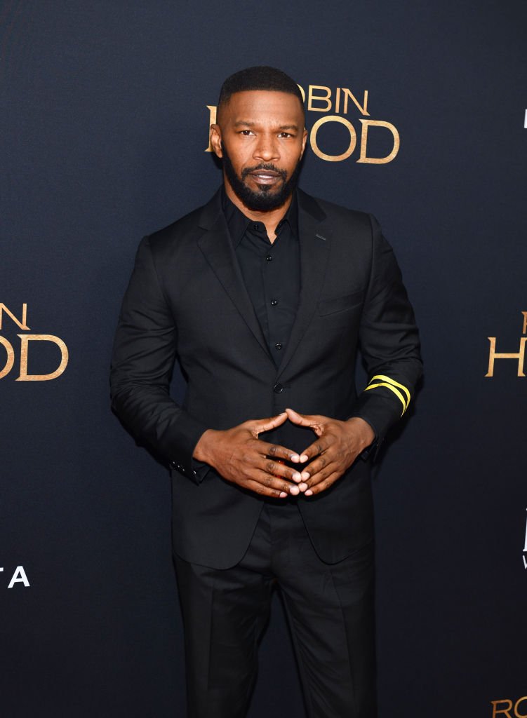 Actor Jamie Foxx attends the 2018 screening of the movie "Robin Hood" in New York City. | Photo: Getty Images
