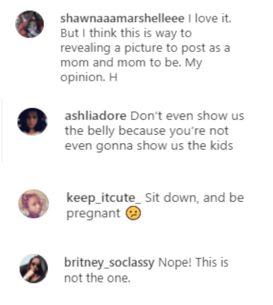 Fans' comments on Christina Milian's photo. | Source: Instagram/christinamilian