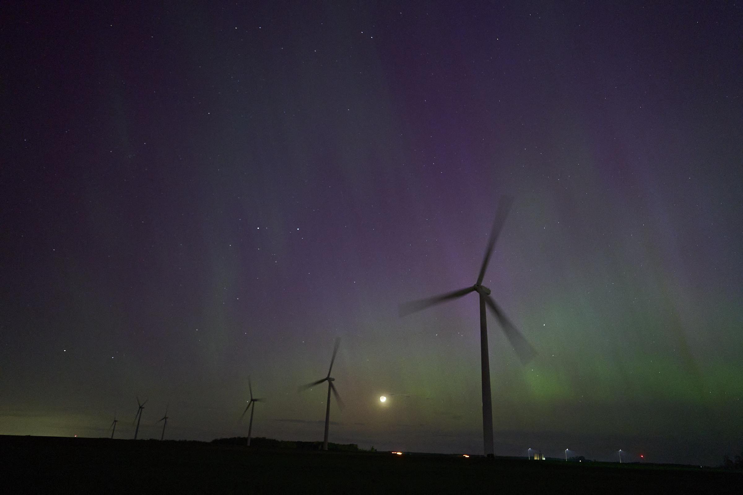 The Northern Lights in London, Ontario (Canada) on May 10, 2024 | Source: Getty Images