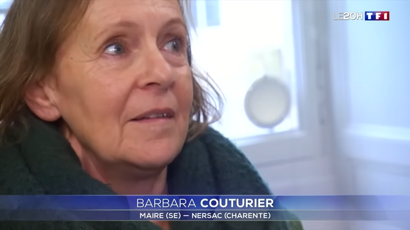 TF1 INFO's post of the Mayor of Nasrec, Barbara Couturier, dated January 19, 2024 | Source: youtube.com/TF1INFO