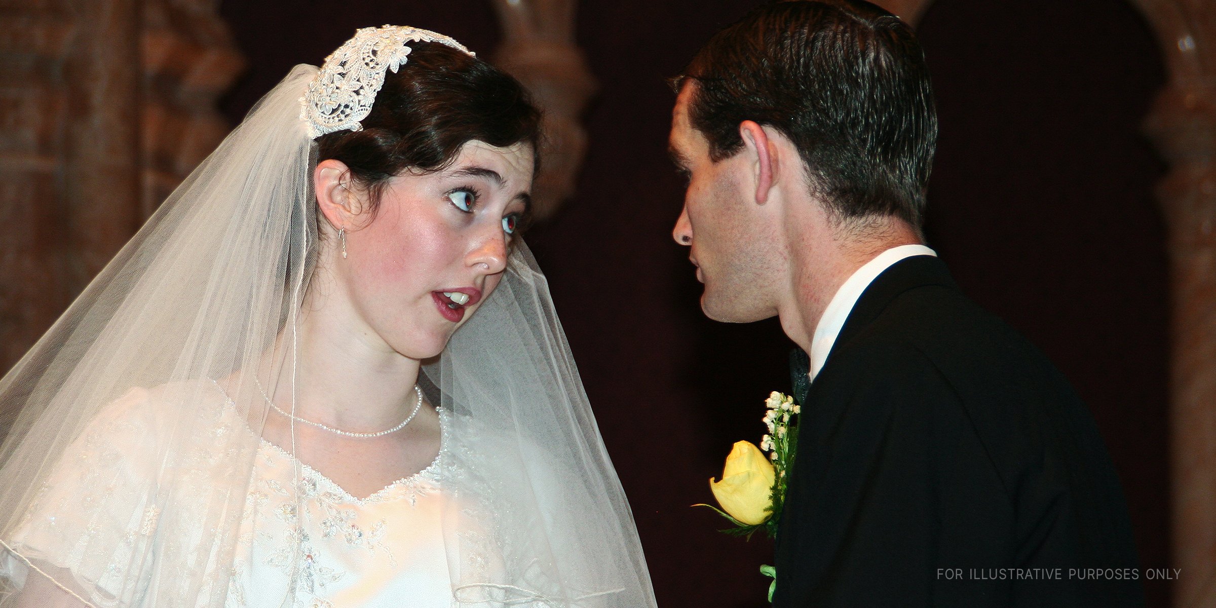 A bride and groom looking at each other | Source: Flickr/Sharon Mollerus (CC BY 2.0)