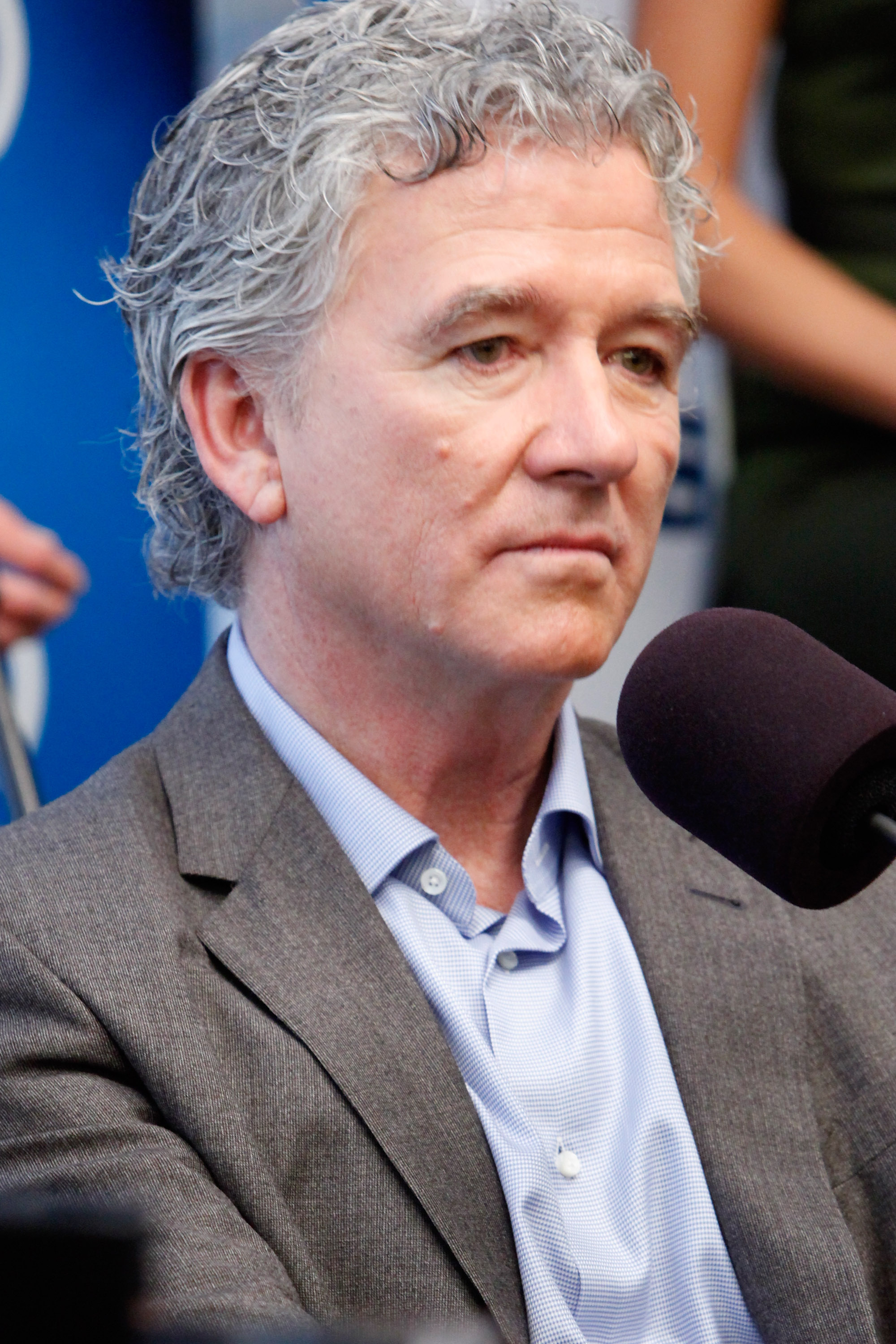 Patrick Duffy in an interview on SiriusXM's "Morning Jolt with Larry Flick" at the SiriusXM Studio on June 11, 2012, in New York City | Source: Getty Images
