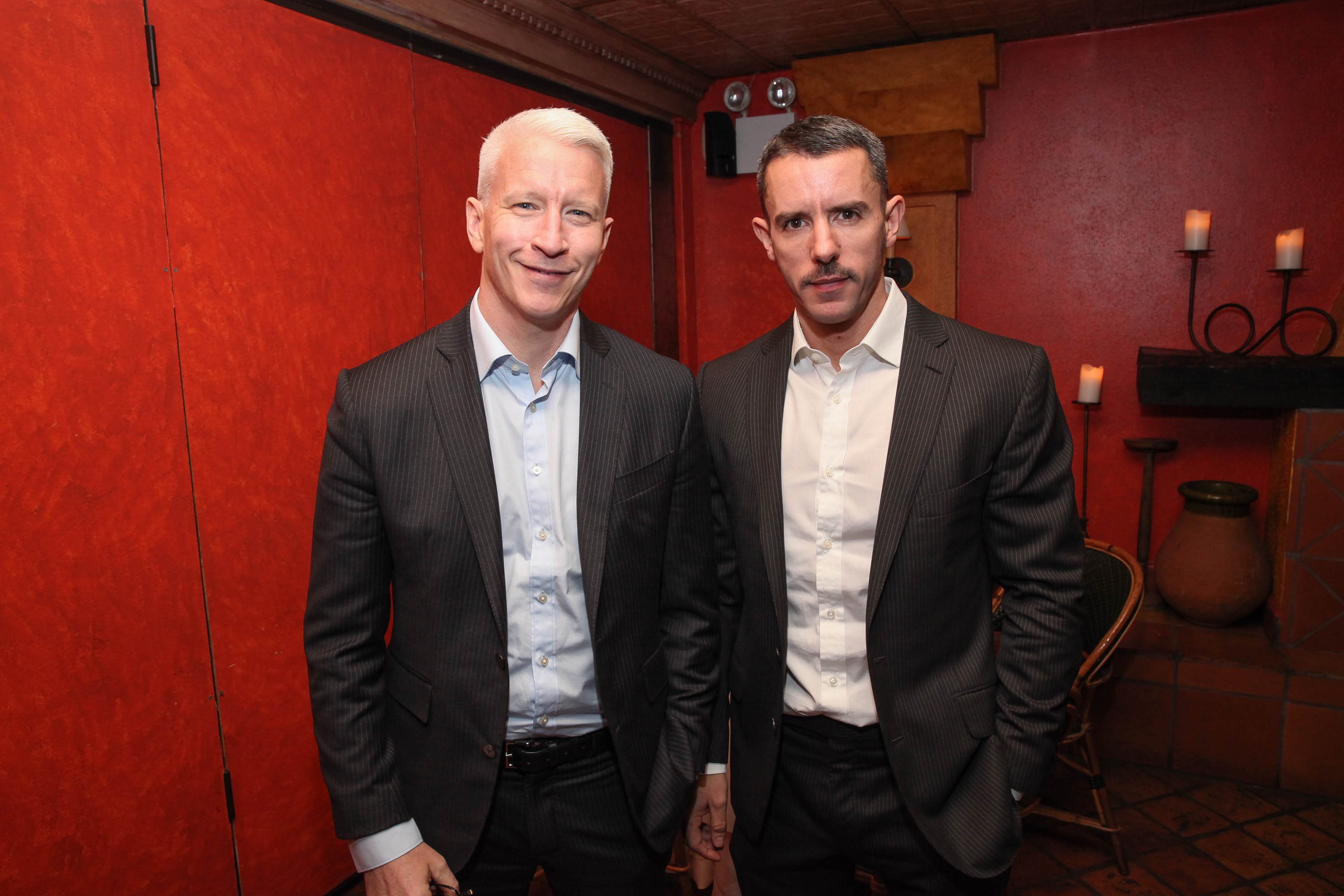 Anderson Cooper and Benjamin Maisani attend Kathy Griffin's Carnegie Hall Performance official after party on November 8, 2013, in New York City. | Source: Getty Images.