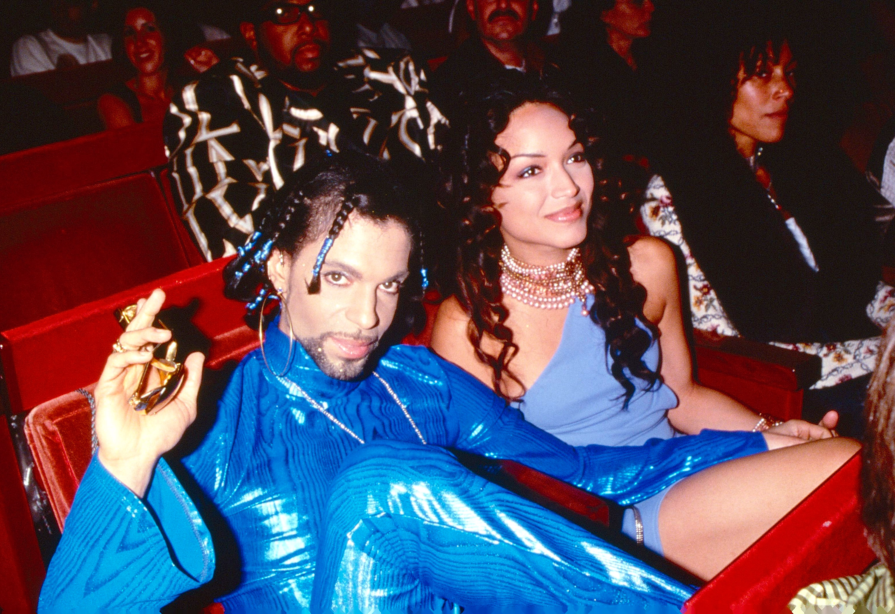 Prince Rogers Nelson and Mayte Garcia attend the MTV Video Music Awards on September 9, 1999 in New York | Source: Getty Images