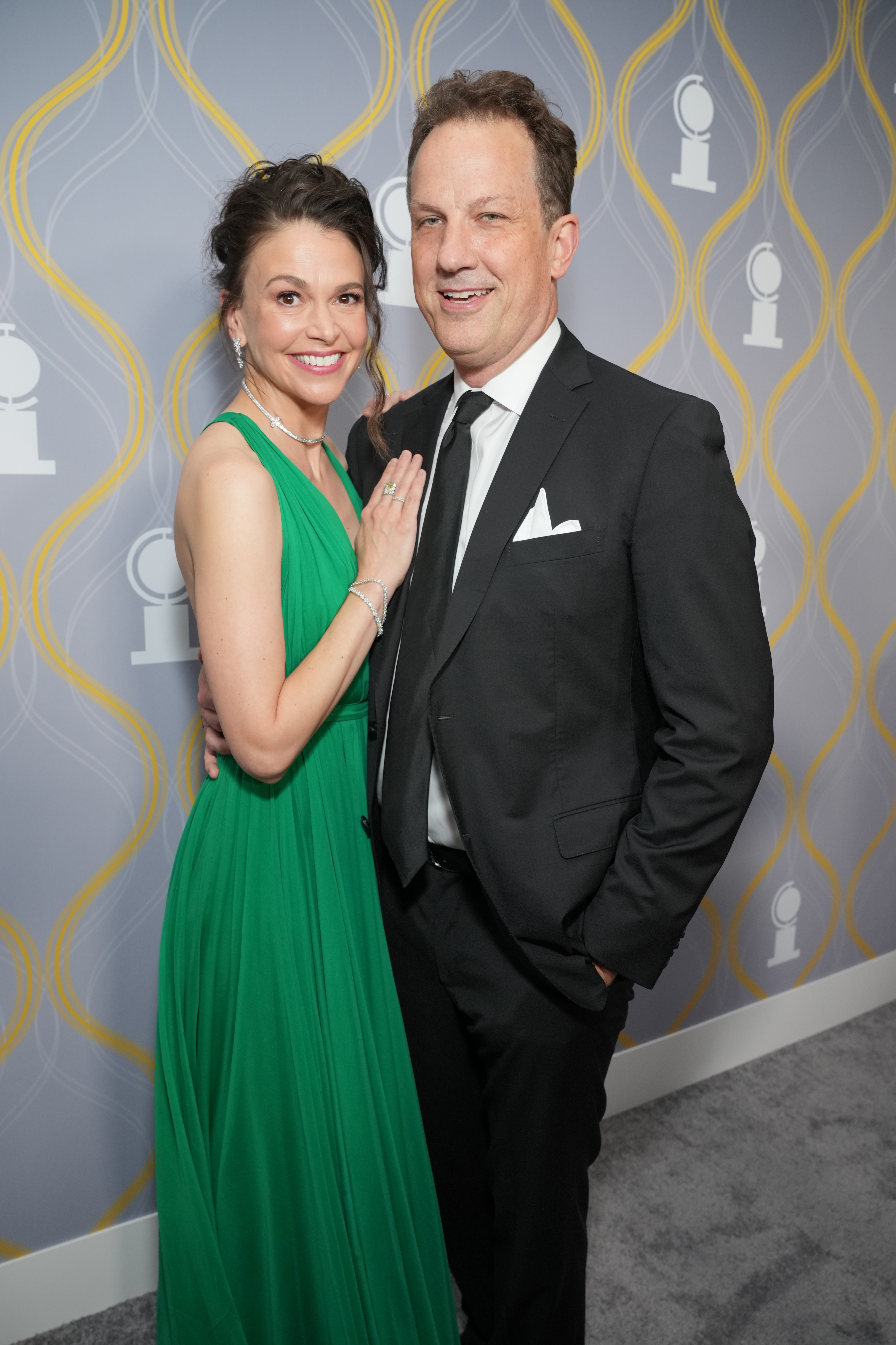 Sutton Foster and Ted Griffin attend the 75th Annual Tony Awards at Radio City Music Hall in New York City, on June 12, 2022 | Source: Getty Images