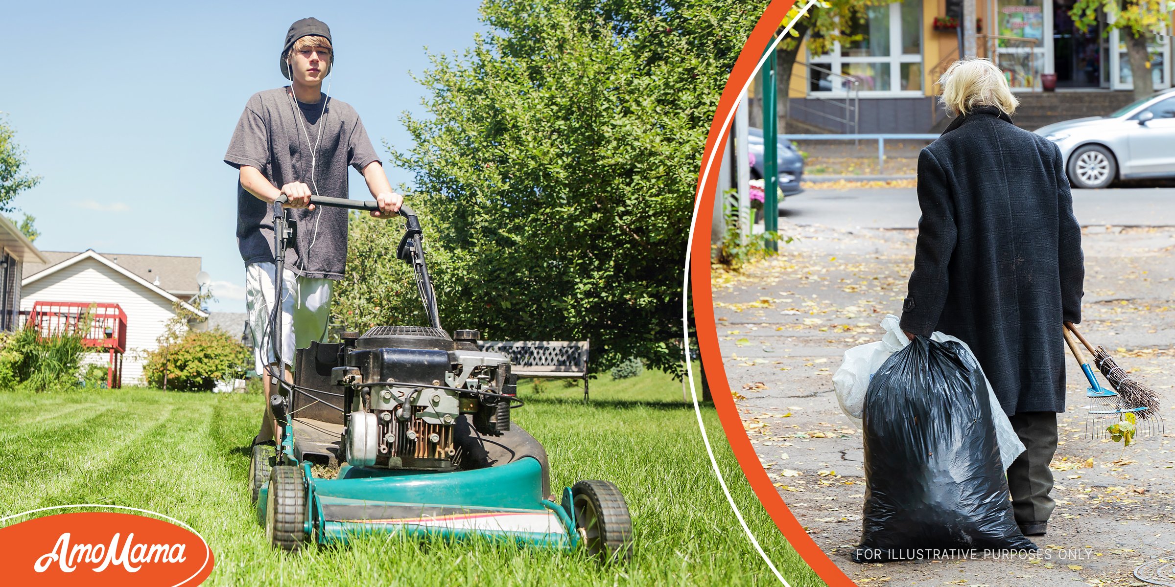 Boy Mows Lawns for Money to Help School Janitor Pay Off Mortgage and