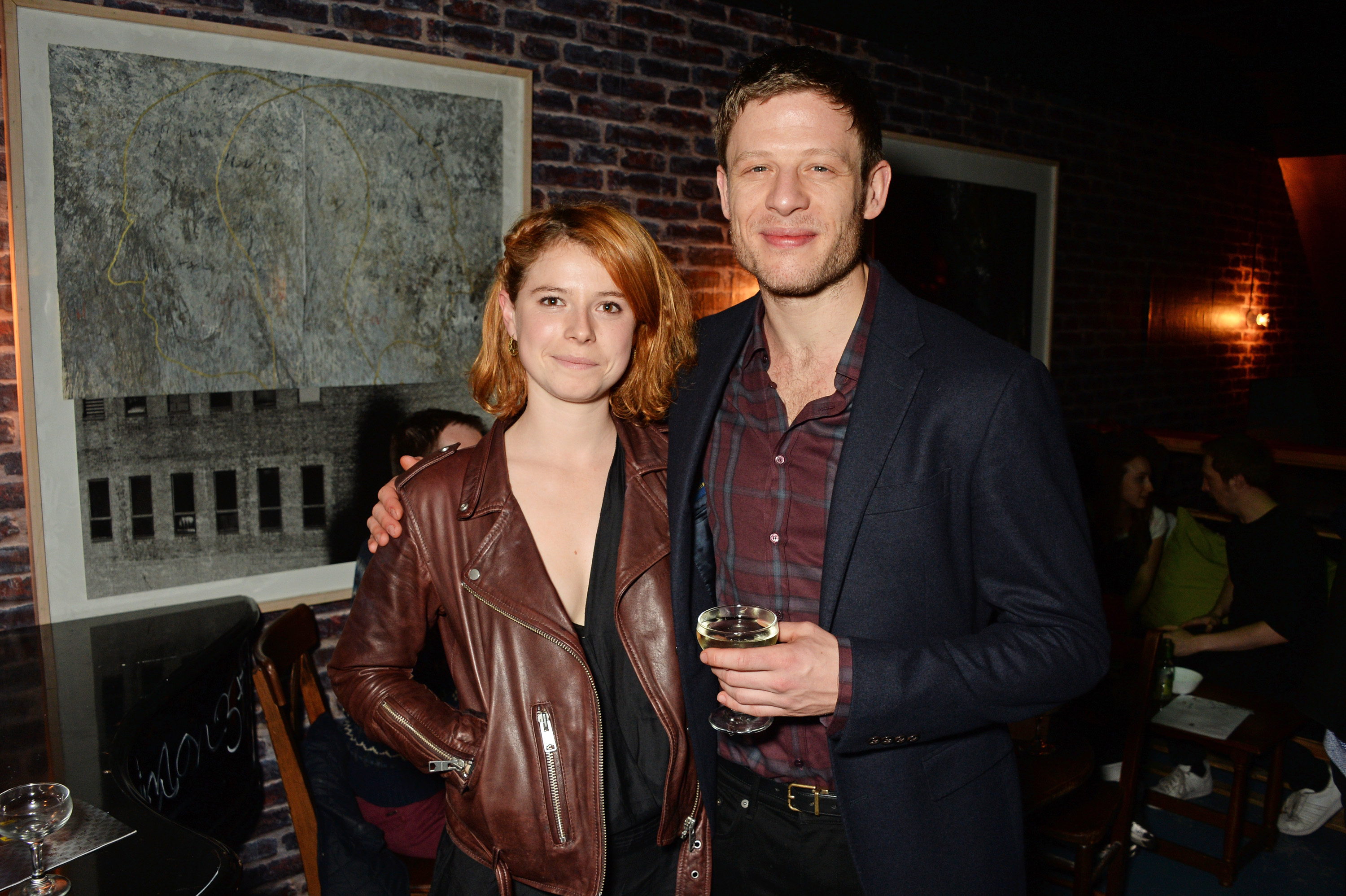 Jessie Buckley and James Norton attend the press night performance of "Bug" at Found111 on March 29, 2016, in London, England | Source: Getty Images