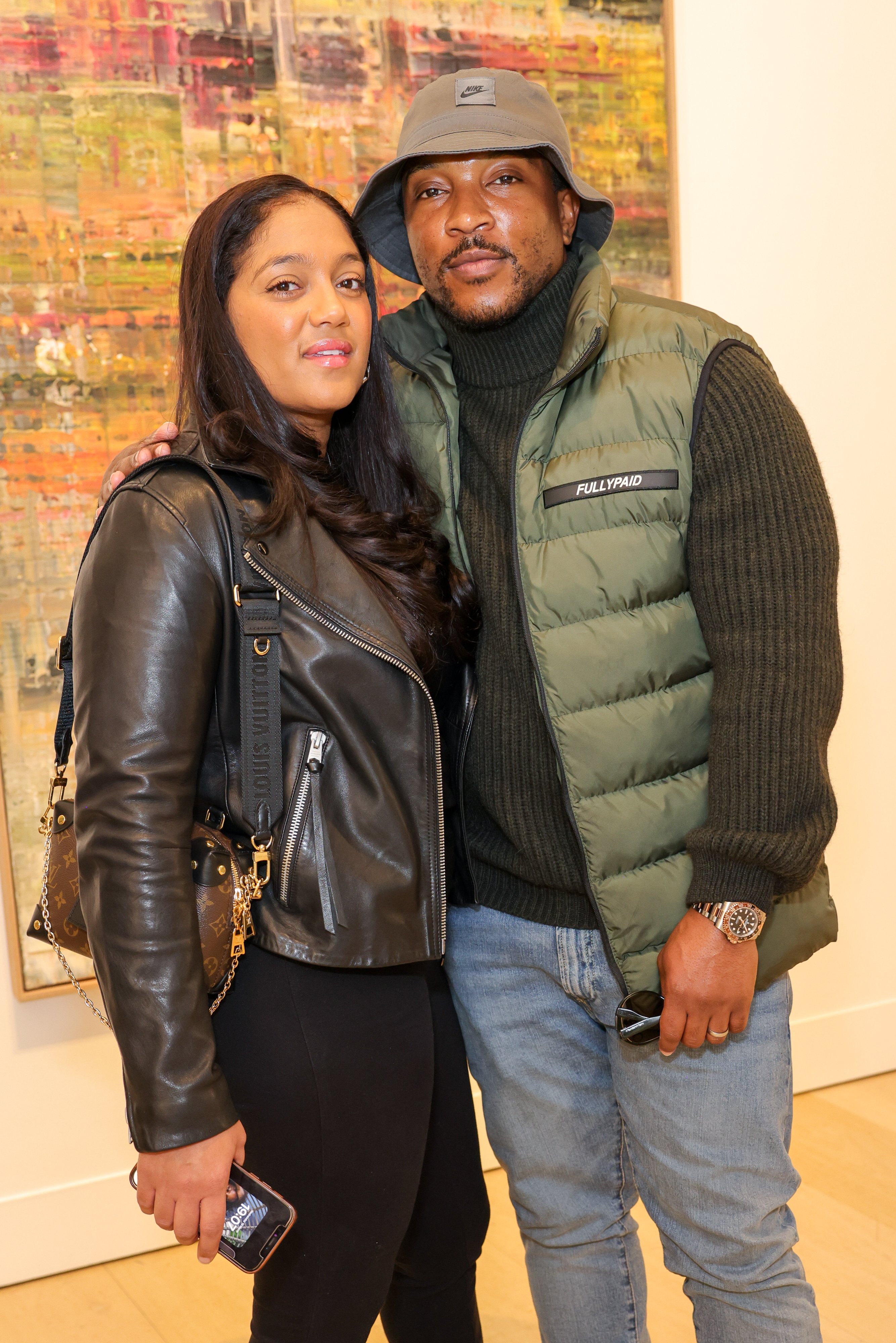 Danielle Isaie and Ashley Walters on March 15, 2023, in London, England. | Source: Getty Images