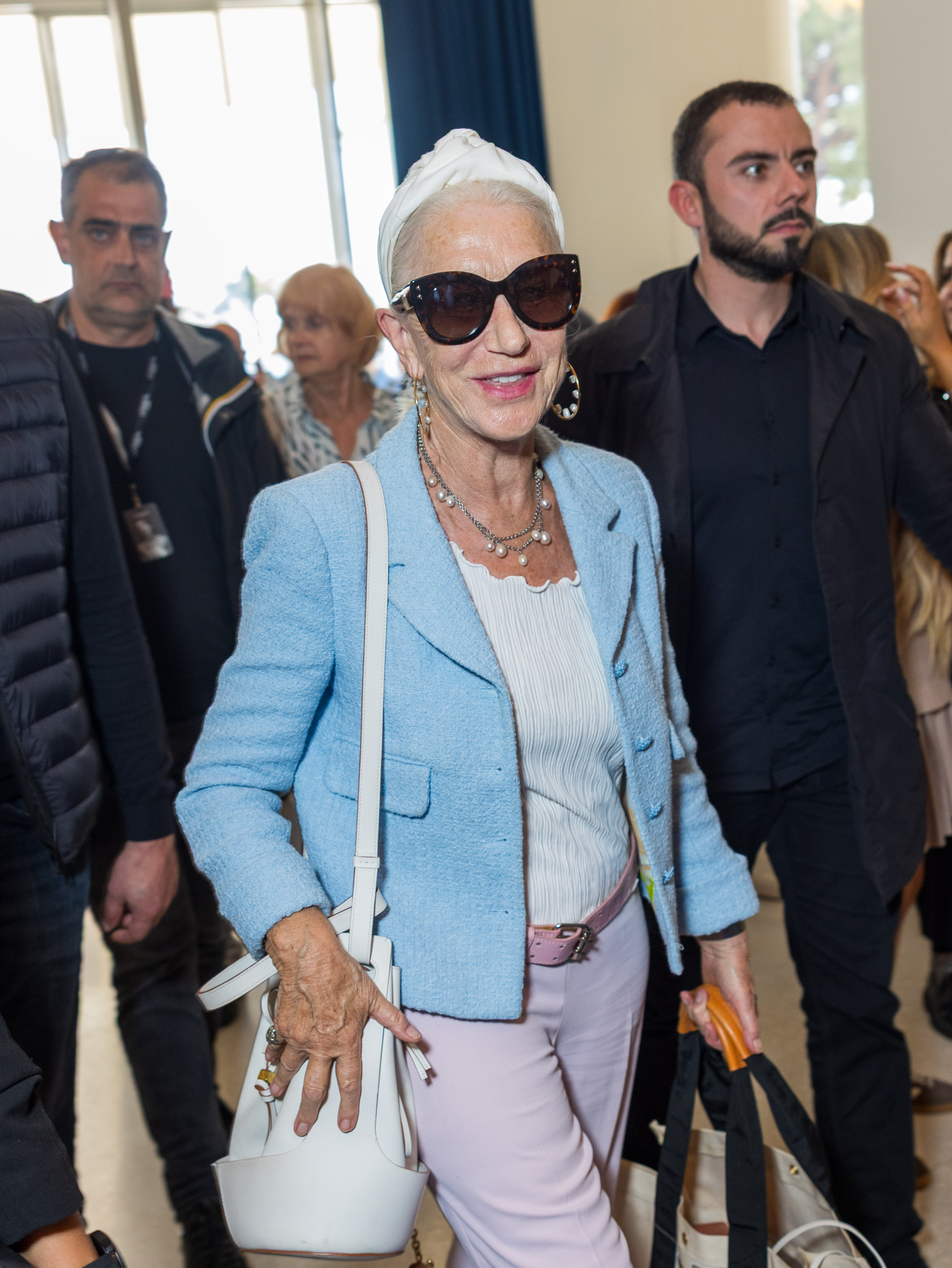 Helen Mirren at the Hotel Martinez during day eight of the 78th Cannes Film Festival on May 20, 2025, in France. | Source: Getty Images