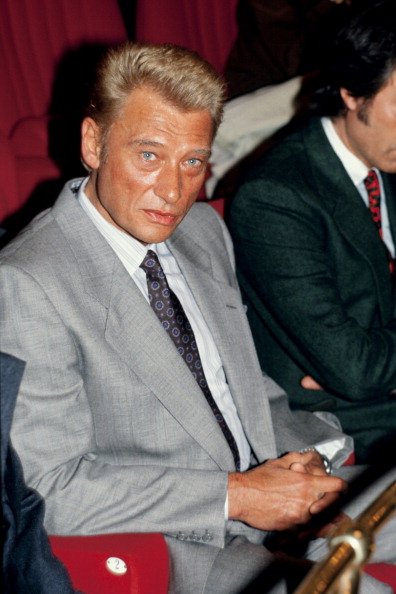 Johnny Hallyday au Théâtre de l'Atelier à Paris, en France. | Photo : Getty Images