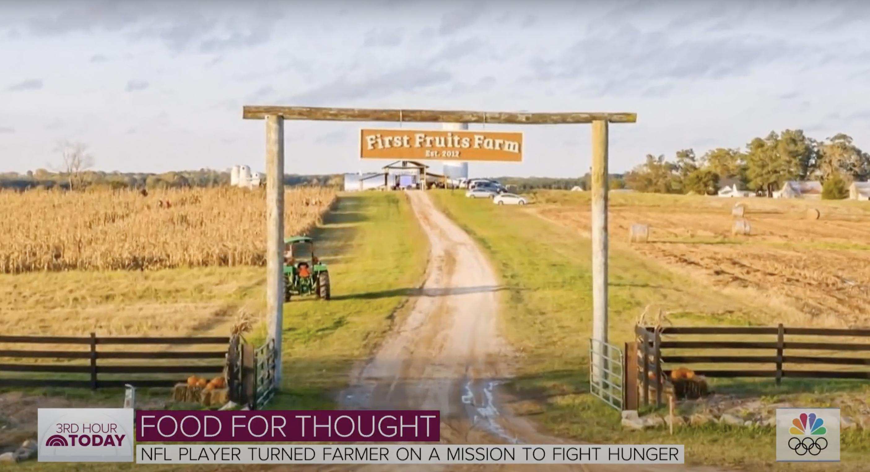 Tay and Jason Brown's First Fruits Farm | Source: YouTube/Today