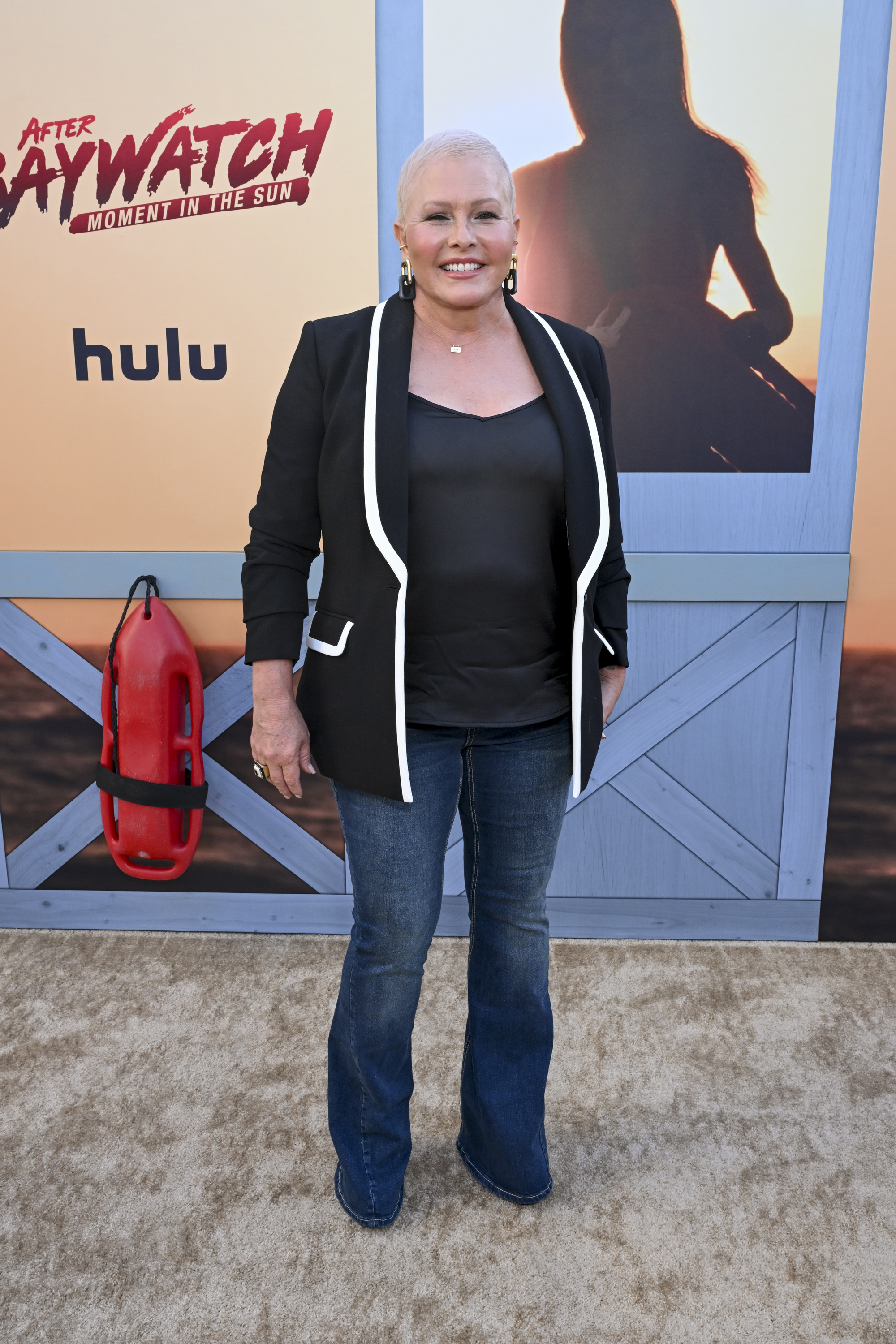 Nicole Eggert attends the premiere of ABC News Studios docuseries "After Baywatch: Moment in the Sun" at The Bungalow on August 26, 2024, in Santa Monica, California. | Source: Getty Images