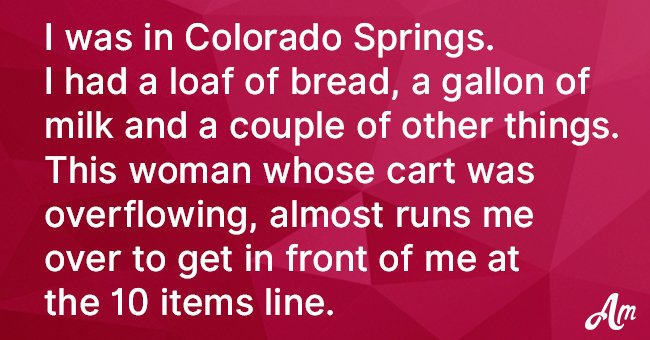 Customer gets into the ‘express lane’ with too many items