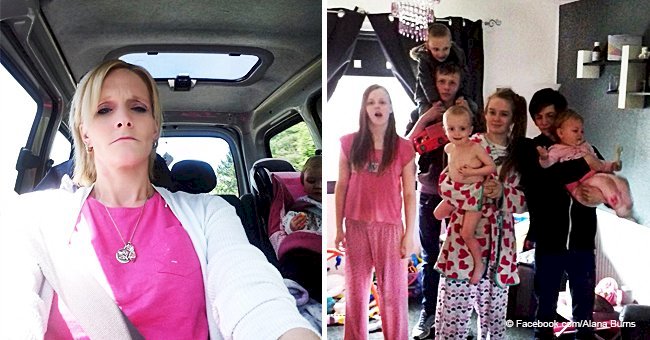 Single mum-of-seven who is pregnant with twins is begging to be rehoused from her flat