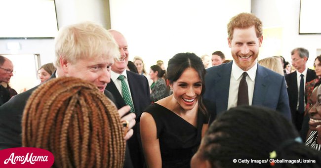 Meghan Markle dons a chic black dress and killer heels while stepping out with Harry