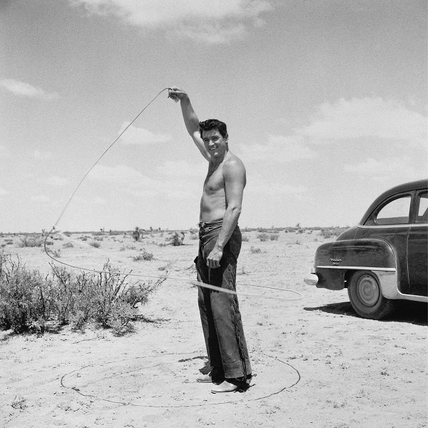 Rock Hudson on the set of "Giant" circa 1956 | Source: Getty Images