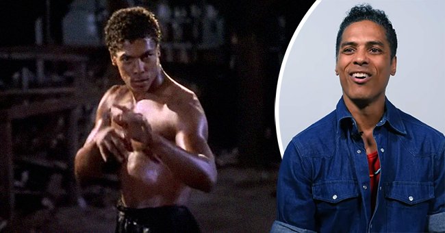 A picture of Taimak in "The Last Dragon" and now. Source: YouTube/ZenRyoku | YouTube/djvlad