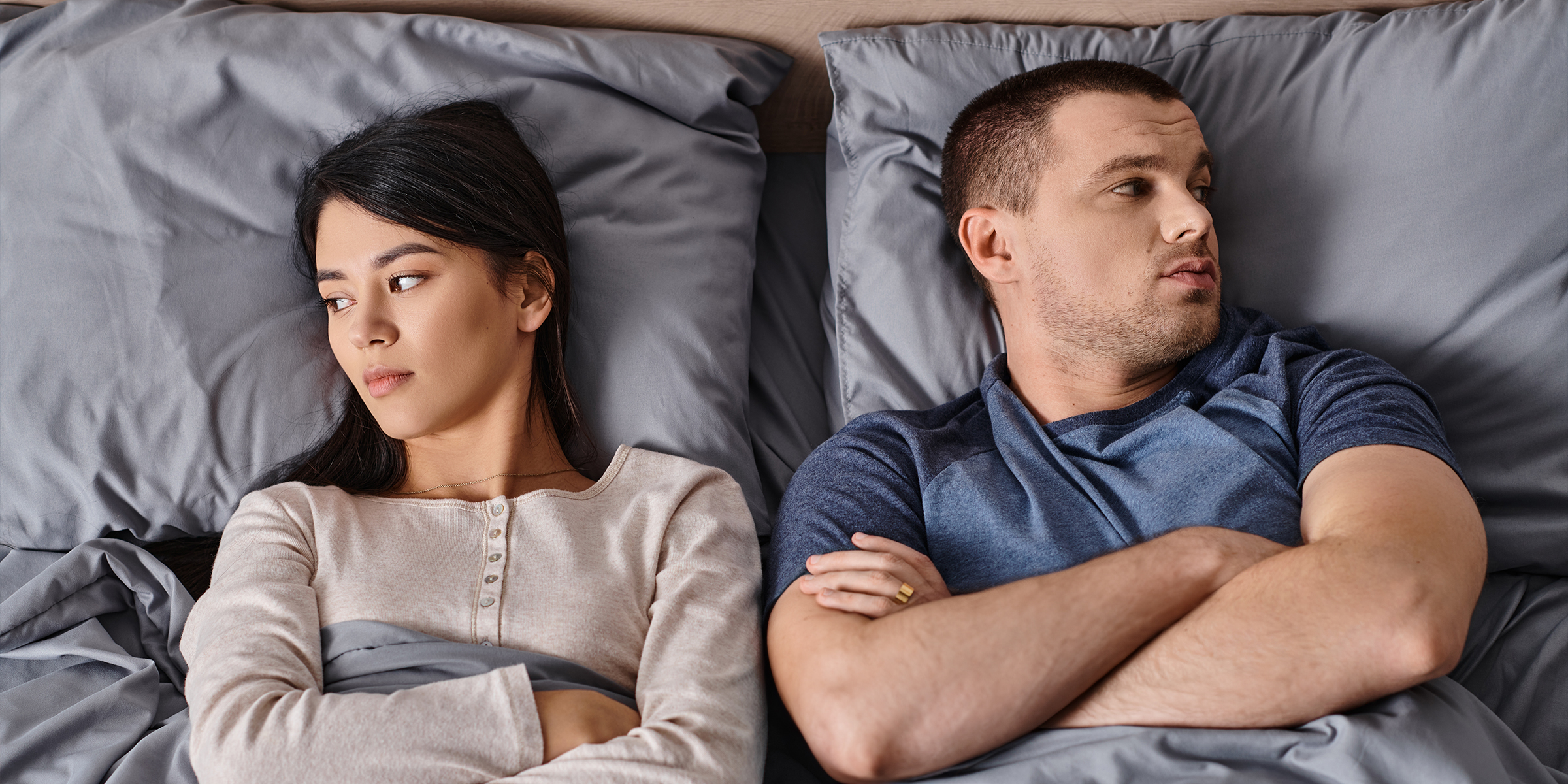 A pouting couple | Source: Shutterstock