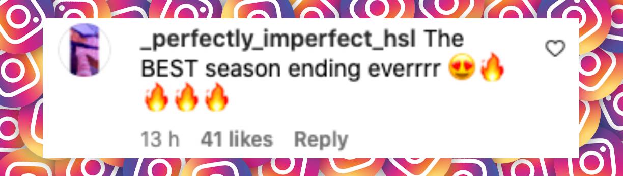 Fan comment about the Season 12 finale of "The Masked Singer," posted on December 19, 2024 | Source: Instagram/maskedsingerfox